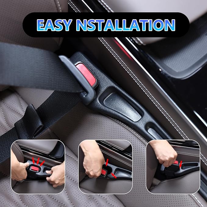 【Compatible with Mazda CX-5】 Seat Gap Filler,No Drop Seat Guard Compatible with Mazda CX5,Drop Seat Guards for Cars(2Pcs),Emergency Keychain Car Escape Tool(2Pcs)