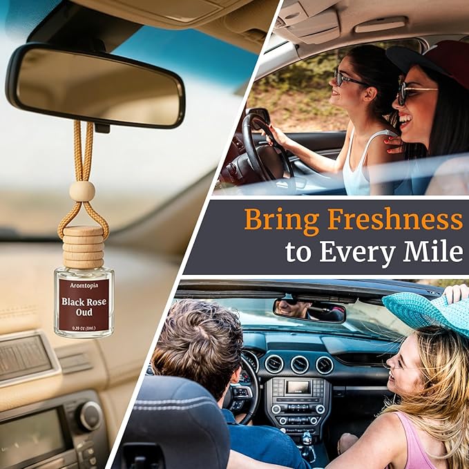 Hanging Car Air Freshener - Aromtopia Hotel Scent Car Fragrance Diffusers - Car Odor Eliminator - Long Lasting Scent - Auto Accessories - Hotel Marriott, Pack of 2