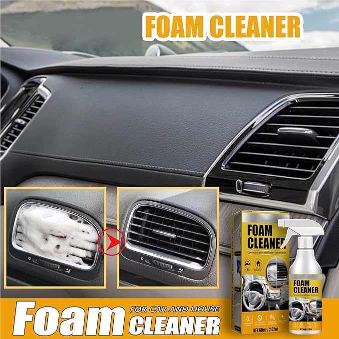 Foam Cleaner for Car, Foam Cleaner All Purpose, Foam Cleaner for Car Interior, Multi-Purpose Car Upholstery Cleaner for Car Seats Leather (3PC)