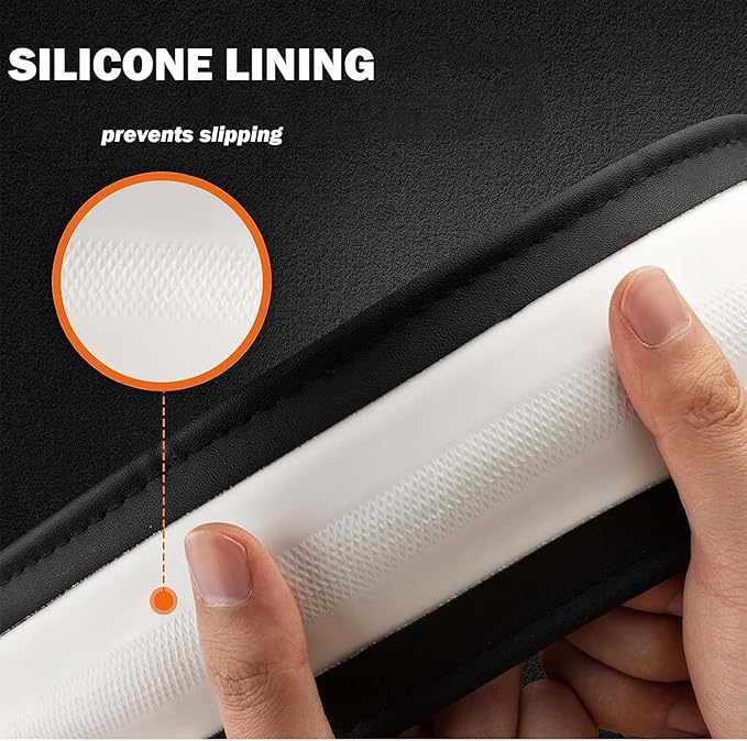 Tropical Hibiscus Plumeria Steering Wheel Cover for 14.5-15 Inch (37-38 cm) Wheels, Premium Fabric with Non-Slip Rubber Inner Ring (Tropical Hibiscus Plumeria)