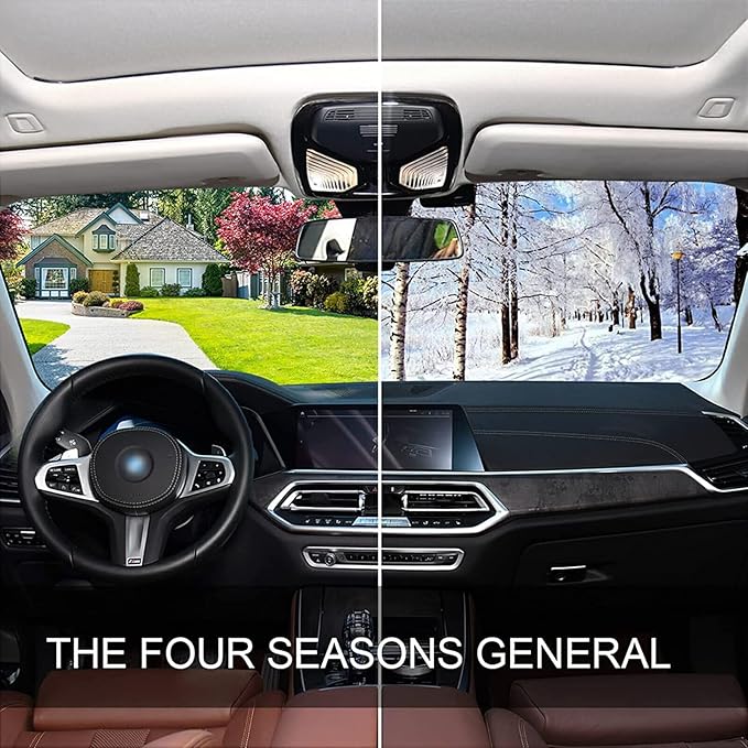 Funny Golden Retriever Dog Windshield Sunshade Car Sun Shade Blocks UV Rays Visor Protector Accordion Folding Sun Reflector Auto Sunshade for Truck SUV