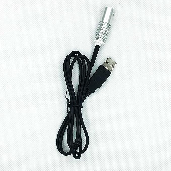 Side Glow Fiber Optic USB Light Source Illuminator Fiber lamp Light Source Guide Fiber LED Light Source 5V Fiber Small Light Source(Automatic Color Change, 10mm)