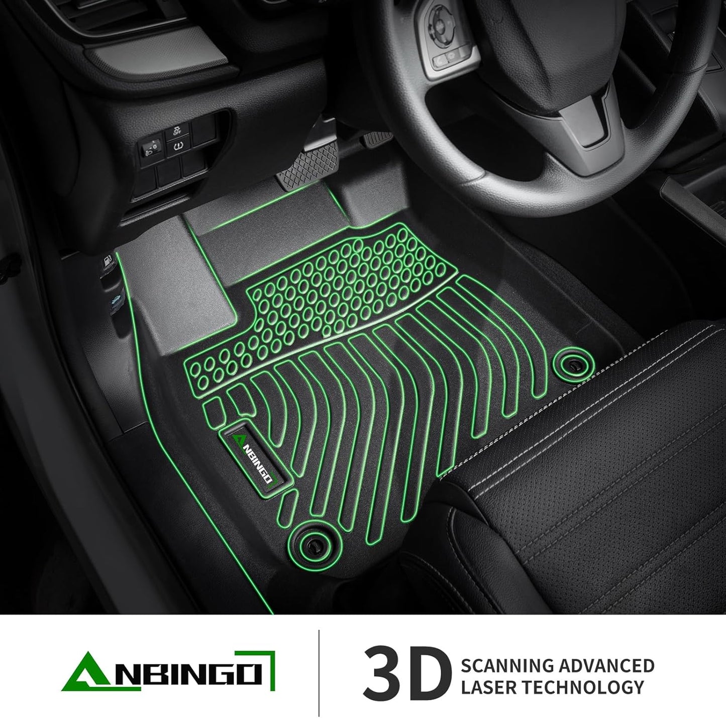 ANBINGO®-Floor Mats for Kia K4 2025 LX LXS EX GT-Line/GT-Line Turbo,Car Mats for Kia K4 All Weather Floor Liner Accessories 2025