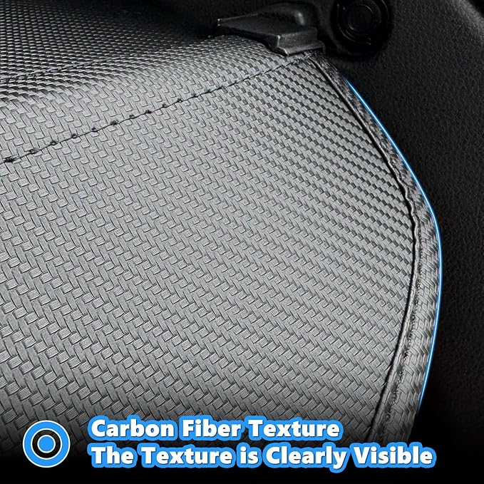 MIALUTY® Cargo Cover for 2019-2026 Toyota RAV4 Retractable Trunk Cover RAV4 Accessories Anti-Peeping Anti-Theft Privacy Screen,Trunk Luggage Shield Shade Carbon Fiber Texture