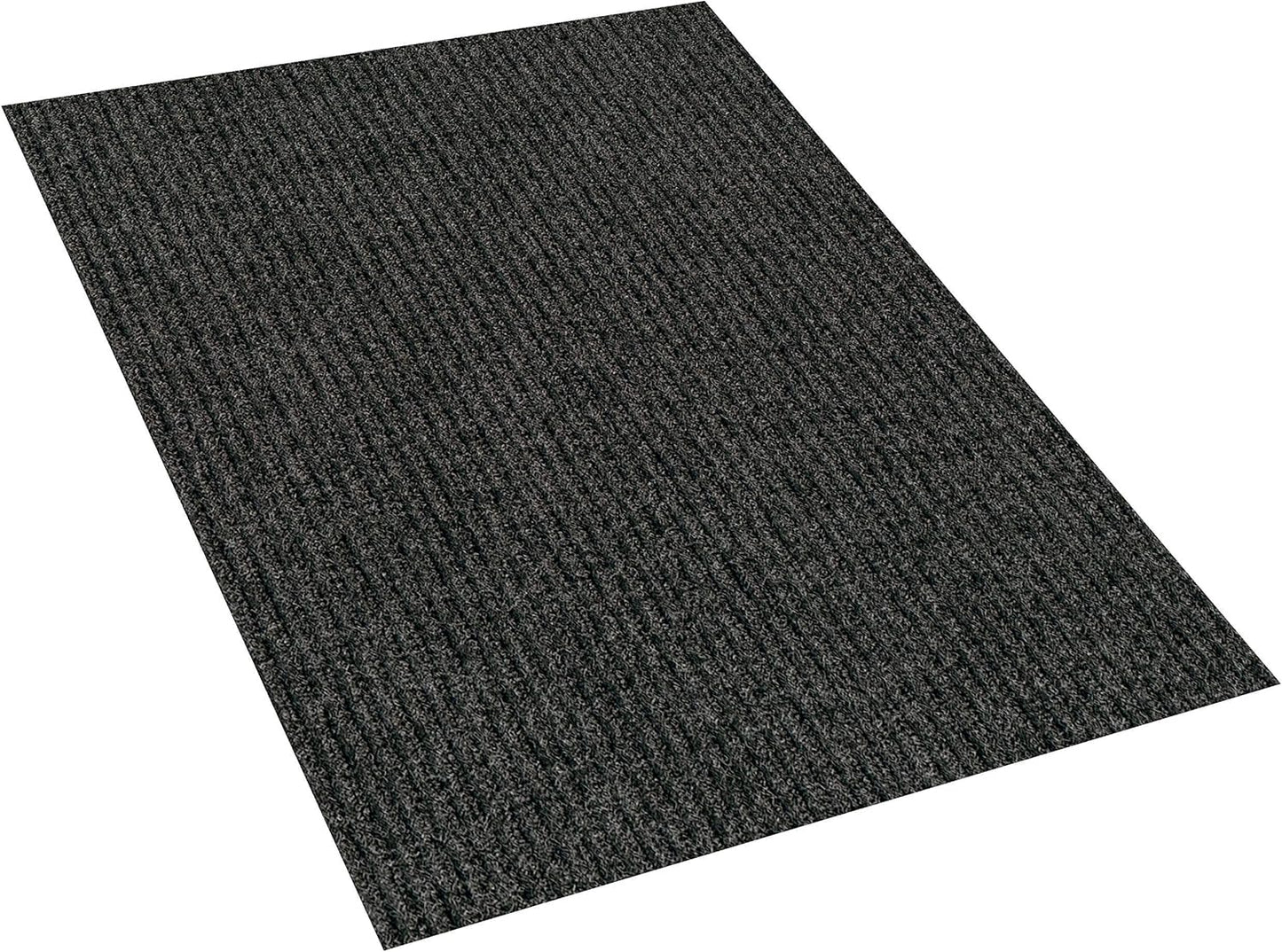 KOECKRITZ Heavy Duty Durable All Weather Indoor/Outdoor Non Slip Entrance Mat Rugs and Runners for Office Business Building Home Garage Front Door (5' x 19', Charcoal)